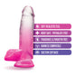 Blush 7" Big Dildo | Magnolia Realistic Dildo | Fuchsia Suction Cup Dildo