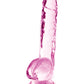 Blush 8" Big Dildo | Crystalline Rose Large Dildo | Suction Cup Dildo | Best Dildo