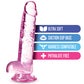 Blush 7" Big Dildo | Crystalline Rose Large Dildo | Suction Cup Dildo | Best Dildo