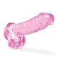 Blush Large Dildo | Rose 6" Big Dildo | Crystalline Dildo Suction Cup Dildo | Best Dildo