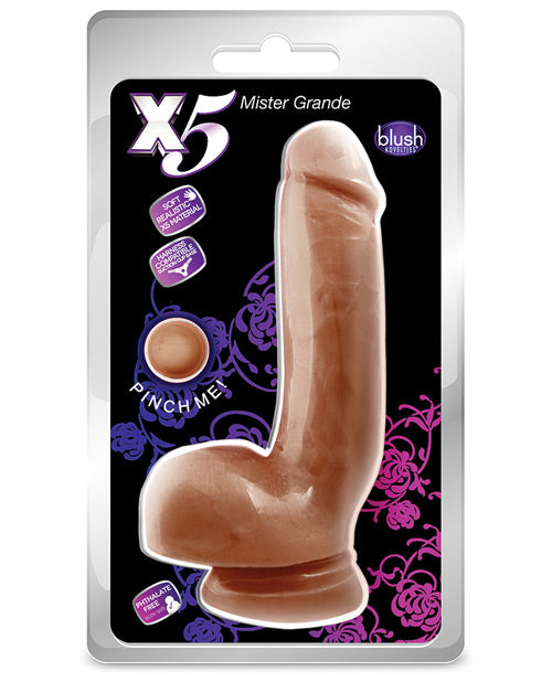 Blush X5 Large Dildo | Mr Grande Latin Big Dildo | Suction Cup Dildo | Best Dildo