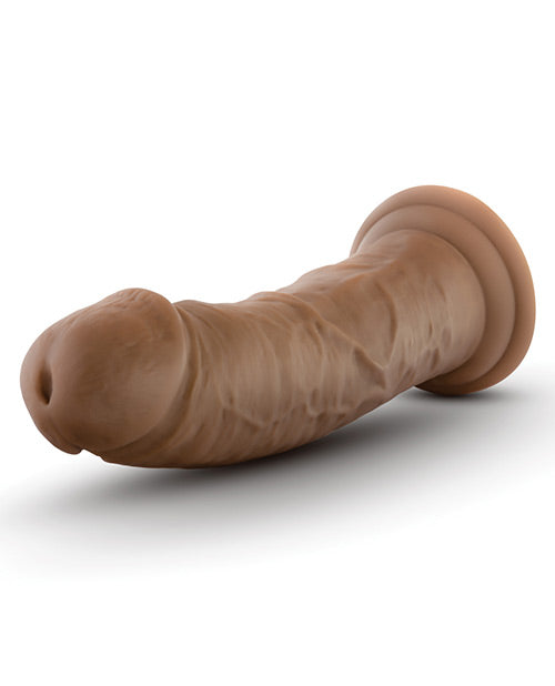 Blush Au Naturel 8" Big Dildo | Suction Cup Dildo | Mocha Realistic Dildo