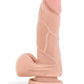 Blush X5 5" Big Dildo | Flexible Spine Large Dildo | Beige Suction Cup Dildo | Best Dildo