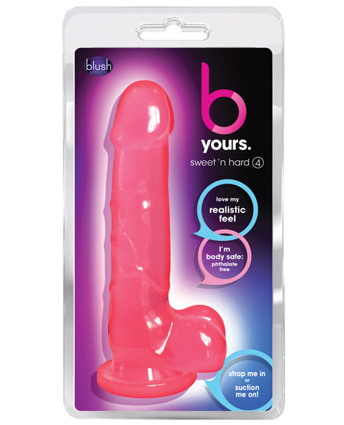 Blush B Yours Large Dildo | Sweet n Hard Big Dildo | Pink Suction Cup Dildo | Best Dildo