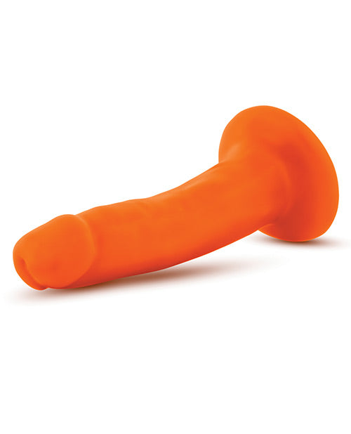 Blush Neo Large Dildo | Dual Density 6" Big Dildo | Orange Suction Cup Dildo | Best Dildo