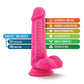 Blush Neo 6" Big Dildo | Dual Large Dildo with Balls | Pink Suction Cup Dildo | Best Dildo