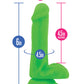 Blush Neo Large Dildo | Dual Density 6" Big Dildo | Green Suction Cup Dildo | Best Dildo