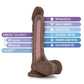 Blush Au Naturel Realistic Dildo | Mister Perfect Large Dildo | Chocolate 8.5" Big Dildo