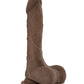 Blush Au Naturel Realistic Dildo | Mister Perfect Large Dildo | Chocolate 8.5" Big Dildo