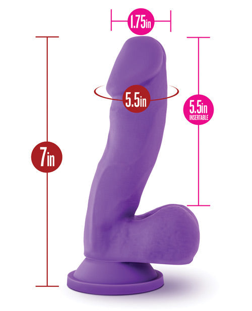 Blush Ruse Large Dildo | Juicy Purple Big Dildo | Suction Cup Dildo | Best Dildo