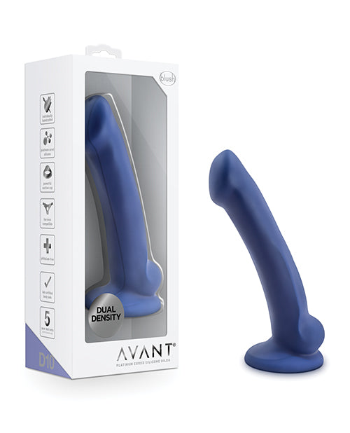 Blush Realistic Dildo | Silicone Big Dildo | Ergo Mini Indigo Suction Cup Dildo