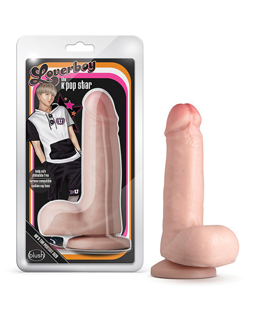 Blush Coverboy Large Dildo | KPop Star Big Dildo | Vanilla Suction Cup Dildo | Best Dildo