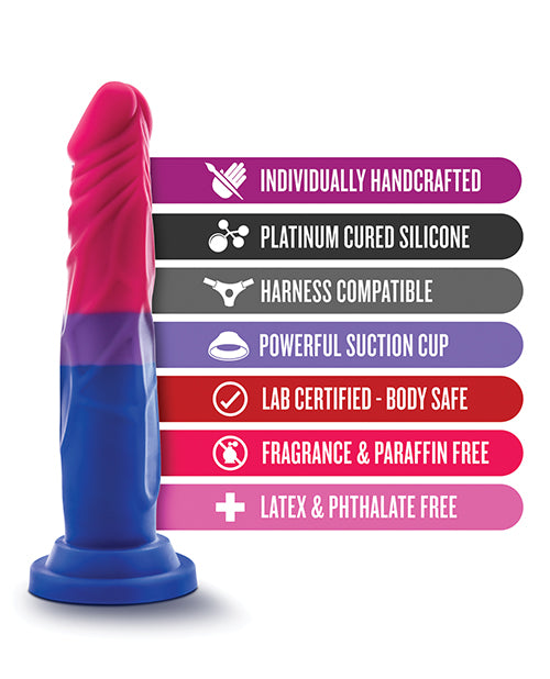 Blush Avant P8 Bisexual Pride Dildo - Love