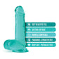 Blush B Yours Plus Realistic Dildo | 7" Big Dildo | Teal Suction Cup Dildo