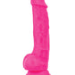 Blush Neo 7.5" Big Dildo | Large Dildo with Balls | Pink Suction Cup Dildo | Best Dildo