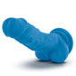 Blush Neo Large Dildo | 7.5" Big Dildo with Balls | Blue Suction Cup Dildo | Best Dildo