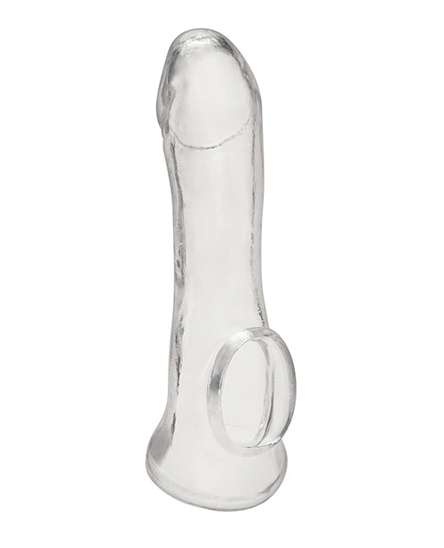 Blue Line C & B 6.25" Transparent Penis Enhancing Sleeve Extension - Clear