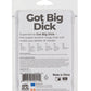 Got Big Dick 4 Pack Cock Rings - Black