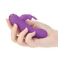 Alice's Bunny Rechargeable Bullet w/Rabbit Sleeve - 10 Functions Purple