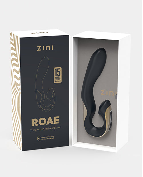 Zini Roae SE Rabbit Vibrator | Black G Spot Vibrator | 15-Pattern Clit Vibrator | Best Vibrator for Women