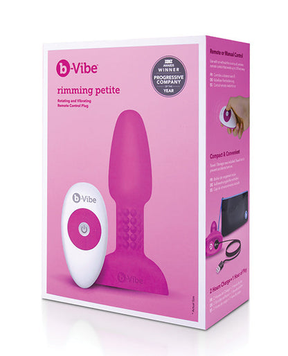 B-Vibe Petite Rimming Plug - Fuchsia