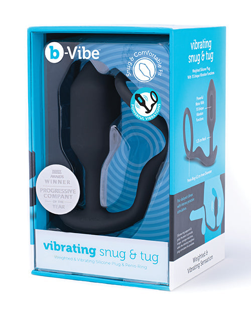 B-Vibe Vibrating Snug & Tug Medium - Black