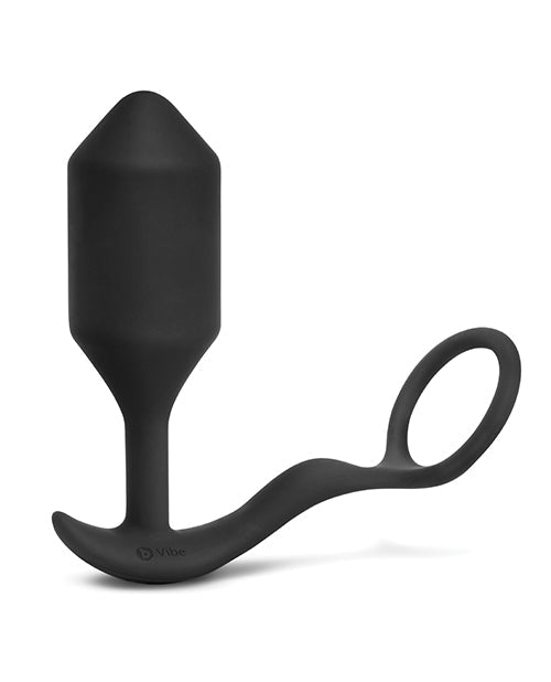 B-Vibe Vibrating Snug & Tug XL - Black