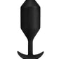 B-Vibe Vibrating Snug Plug - XXLarge Black