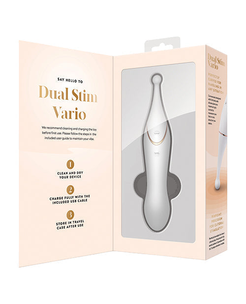 Bodywand Dual Stim Vario - White