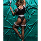 Role Play Mischievous Maid 6 pc Set Black/White M/L