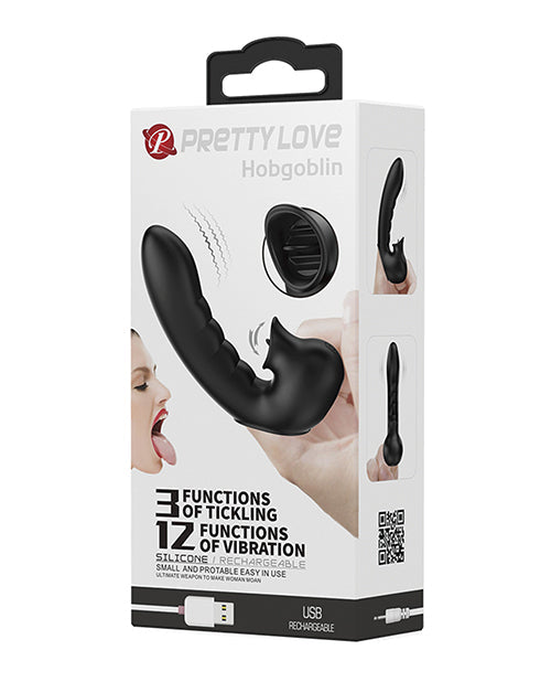 Pretty Love Finger Vibrator | Hobgoblin Sucking Bullet Vibrator | Black Clit Vibrator | Best Vibrator for Women