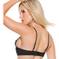 Darque PVC Cutaway Cup Strappy Bra Black LG