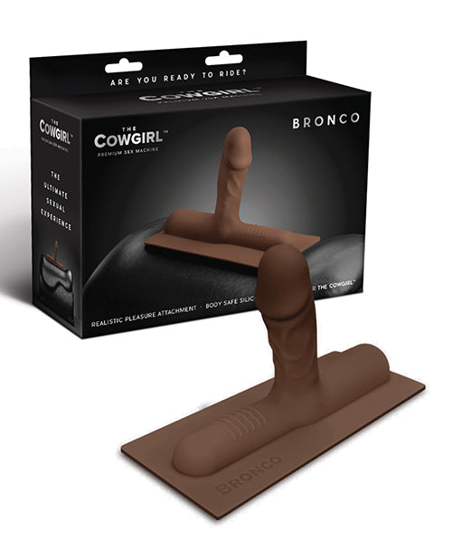 Cowgirl Bronco Silicone Attachment - Chocolate