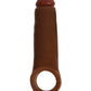 Curve Toys Jock Enhancer 2" Extender w/Ball Strap - Chocolate