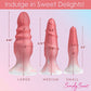 Curve Toys Simply Sweet Silicone Butt Plug Set - Pink