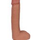 Curve Toys Large Dildo | Thinz 7" Big Dildo with Balls | Slim Vanilla Suction Cup Dildo