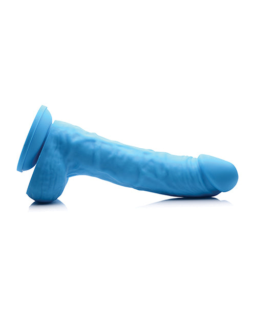 Curve Toys Large Dildo | 7" Big Dildo with Balls | Silicone Berry Suction Cup Dildo