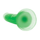 Curve Toys Large Dildo | Green 7" Big Dildo | Glow In The Dark Silicone Suction Cup Dildo