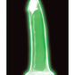 Curve Toys Large Dildo | Green 7" Big Dildo | Glow In The Dark Silicone Suction Cup Dildo