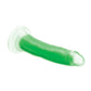 Curve Toys Large Dildo | Green 7" Big Dildo | Glow In The Dark Silicone Suction Cup Dildo