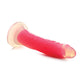 Curve Toys Large Dildo | Pink 7" Big Dildo | Glow In The Dark Silicone Suction Cup Dildo