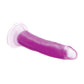 Curve Toys Large Dildo | Purple 7" Big Dildo | Glow In The Dark Silicone Suction Cup Dildo