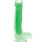 Curve Toys Large Dildo | 7" Big Dildo | Glow In The Dark Silicone Dildo with Balls