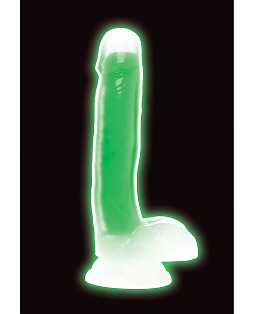 Curve Toys Large Dildo | 7" Big Dildo | Glow In The Dark Silicone Dildo with Balls