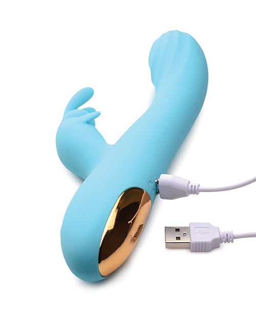 Curve Toys Rabbit Vibrator | Power Bunnies Silicone G Spot Vibrator | Blue Snuggles 10x Clit Vibrator