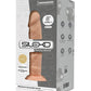 SilexD Model 2 8" Big Dildo | Silexpan Memory Silicone Dildo | Ivory Suction Cup Dildo