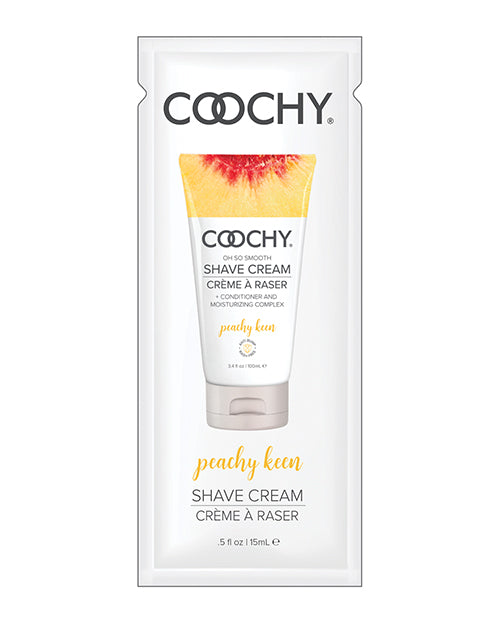 COOCHY Shave Cream - .5 oz Peachy Keen