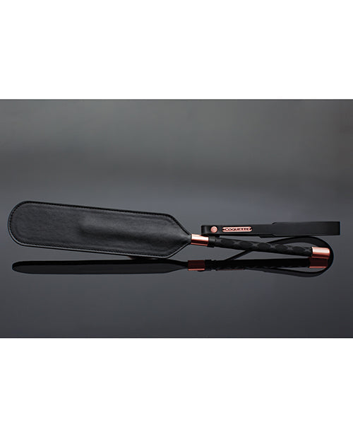 Pleasure Collection Matte Finish Paddle - Black/Rose Gold