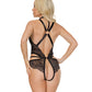 Pleasure Collection Crotchless Teddy w/Removable Tassels - Black O/S