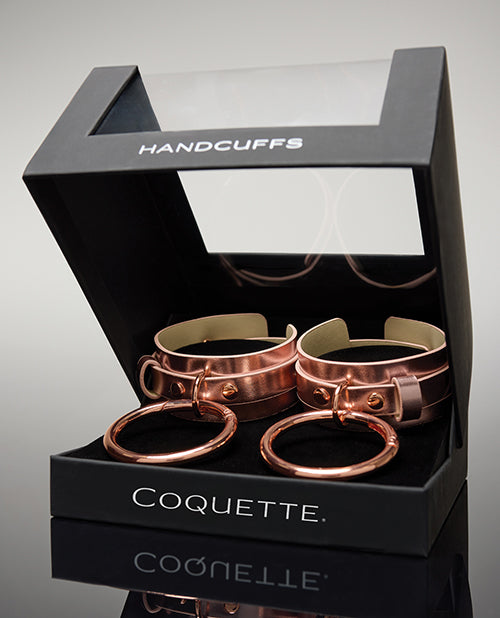 Pleasure Collection Adjustable Handcuffs - Rose Gold